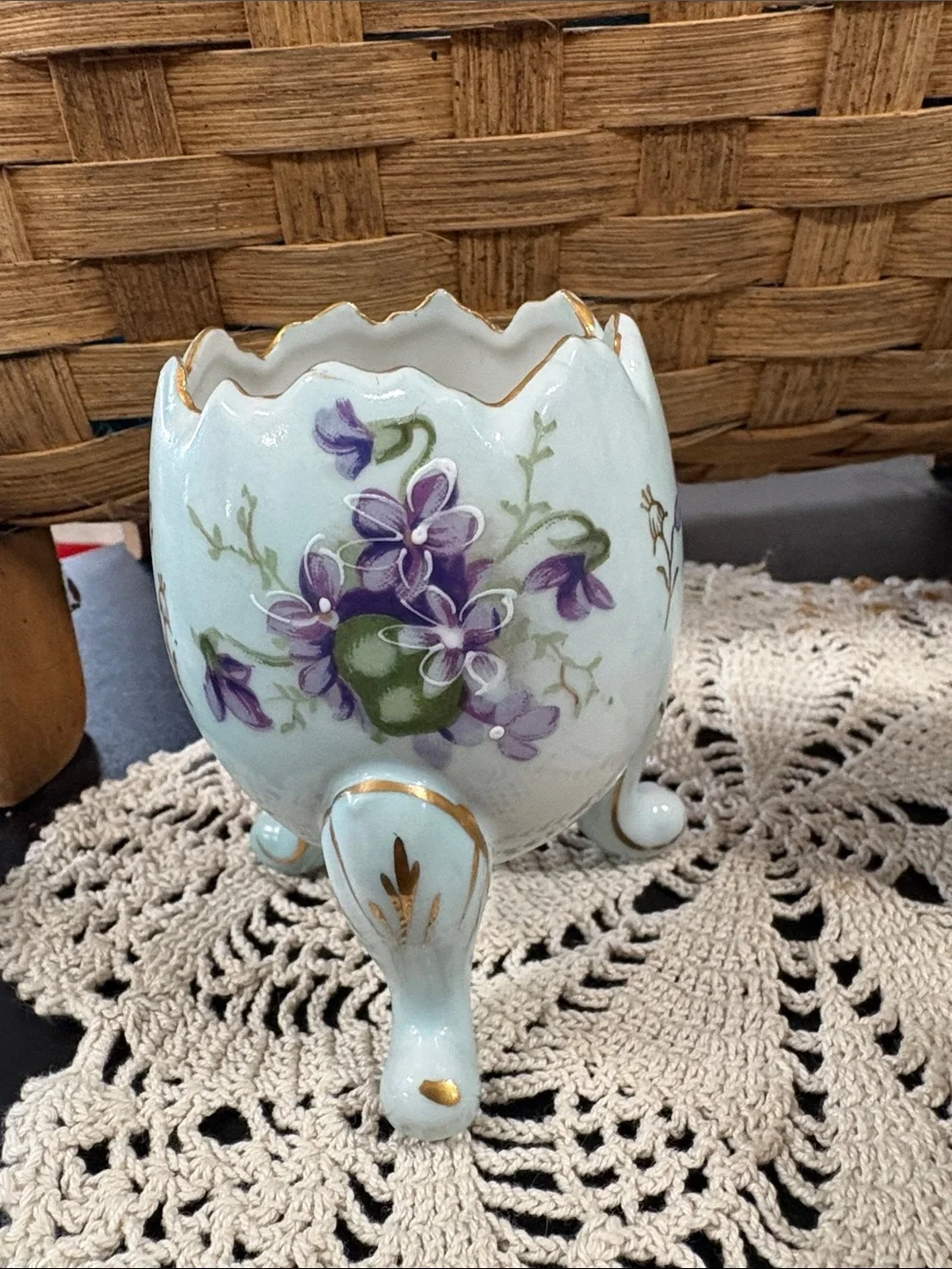 Vintage Egg Cup Vases